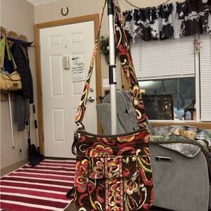 Vera Bradley floral/paisley Patterned Crossbody Bag